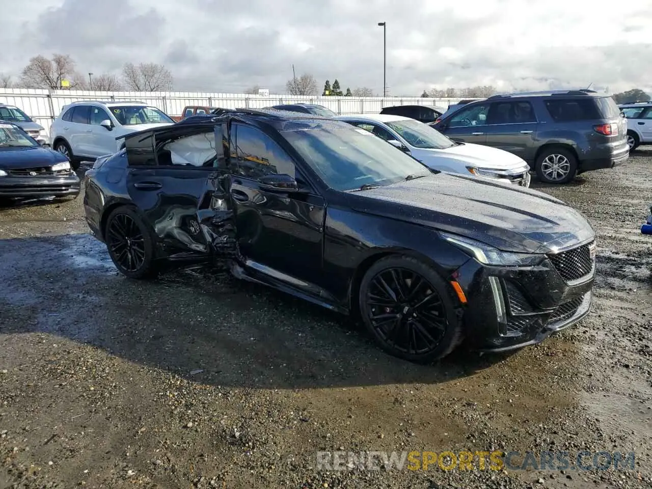 4 Photograph of a damaged car 1G6DR5RW0M0130767 CADILLAC CT5 2021