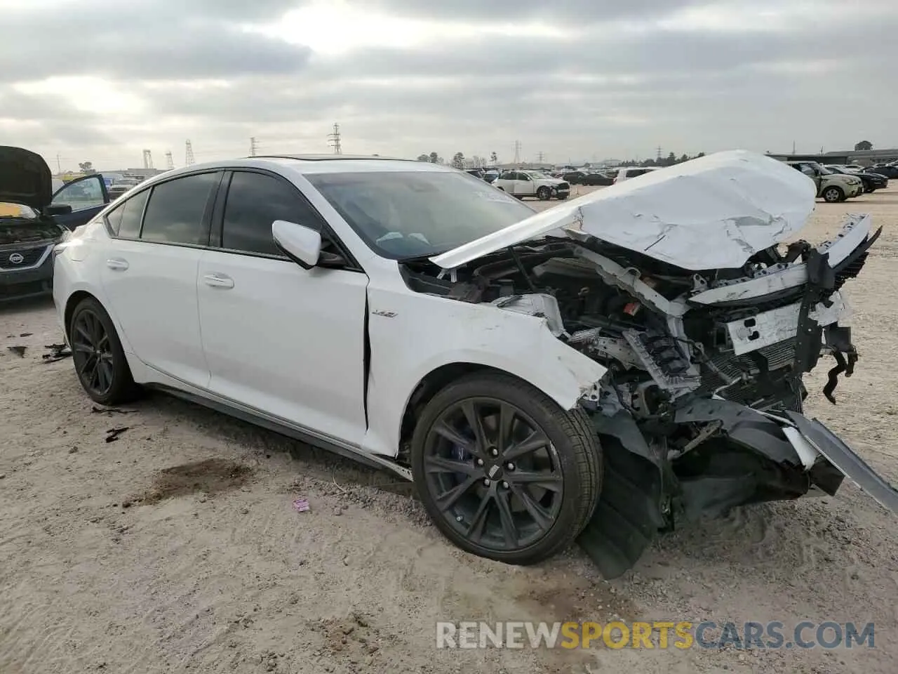4 Photograph of a damaged car 1G6DR5RW9M0145803 CADILLAC CT5 2021