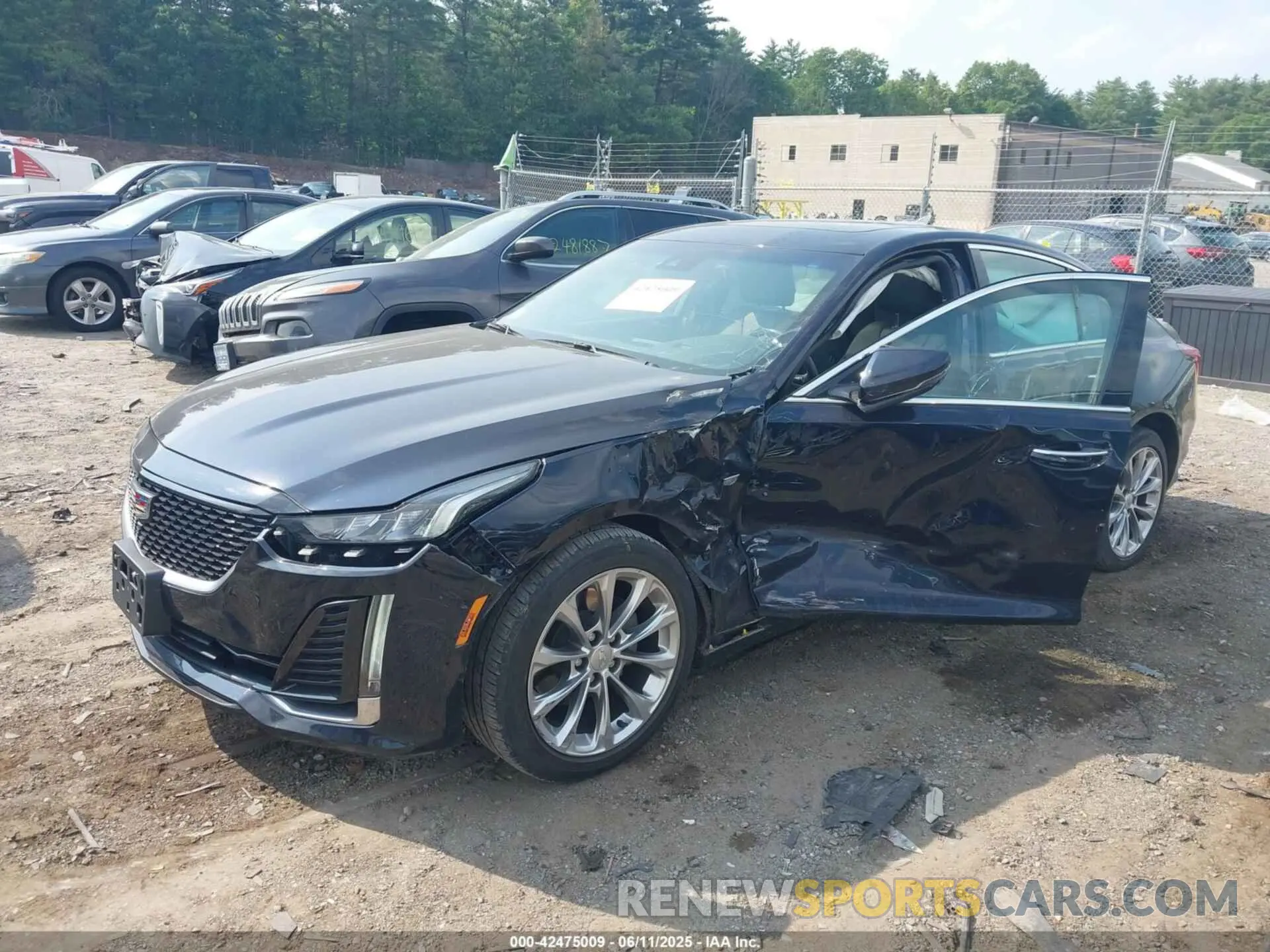 2 Photograph of a damaged car 1G6DT5RK5M0116734 CADILLAC CT5 2021