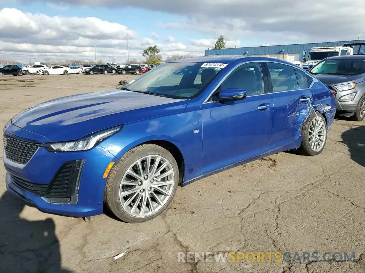1 Photograph of a damaged car 1G6DT5RK8M0144298 CADILLAC CT5 2021
