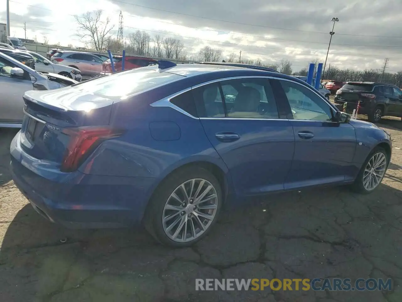 3 Photograph of a damaged car 1G6DT5RK8M0144298 CADILLAC CT5 2021