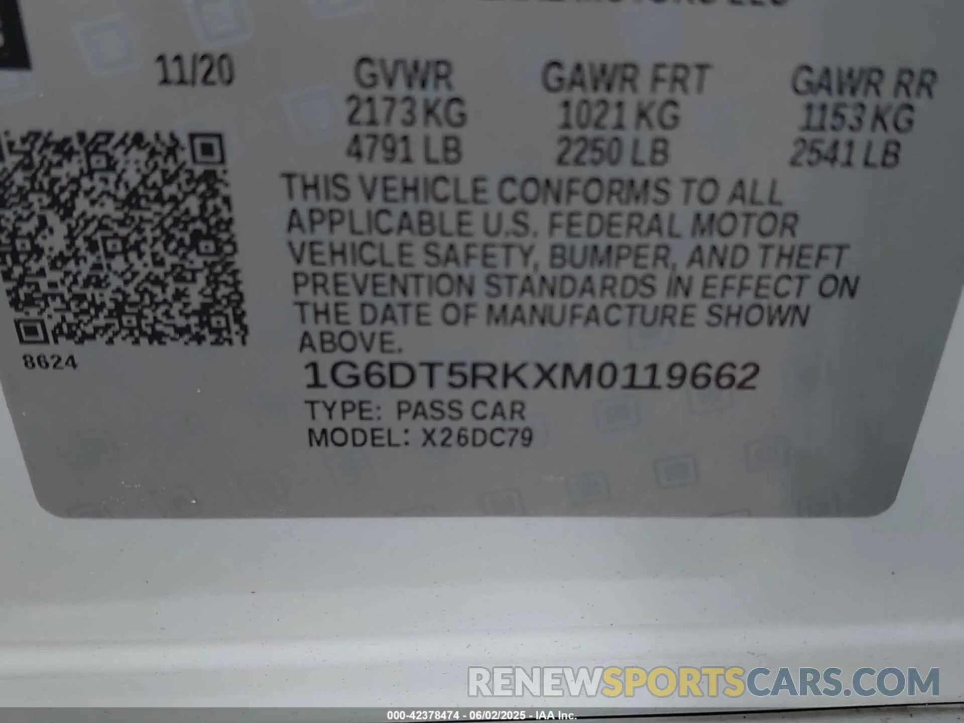 9 Photograph of a damaged car 1G6DT5RKXM0119662 CADILLAC CT5 2021