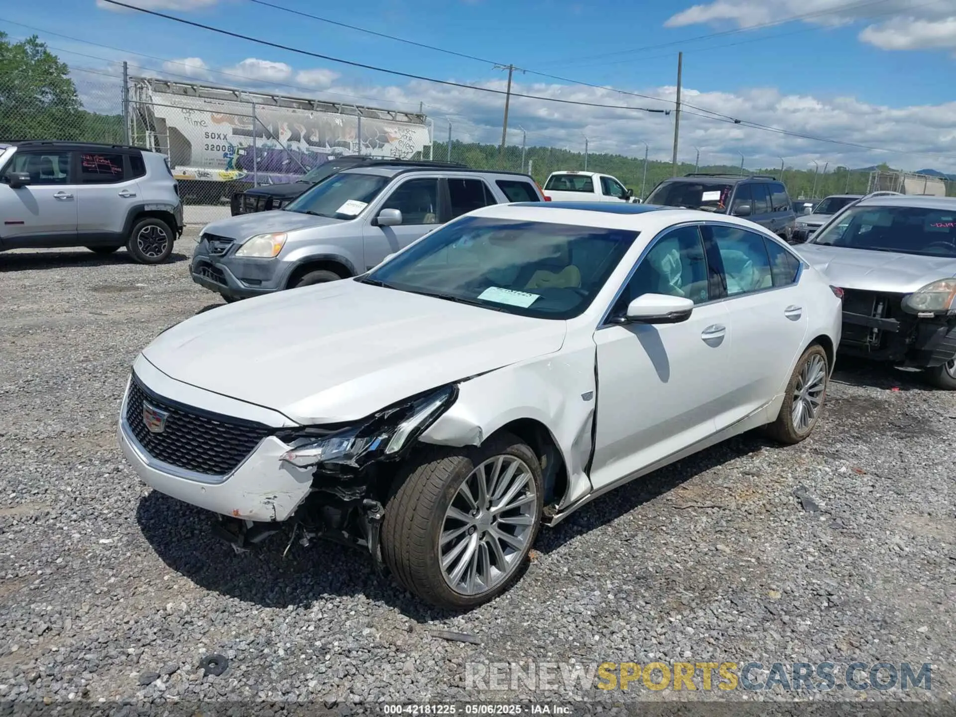 2 Photograph of a damaged car 1G6DT5RW5M0143287 CADILLAC CT5 2021