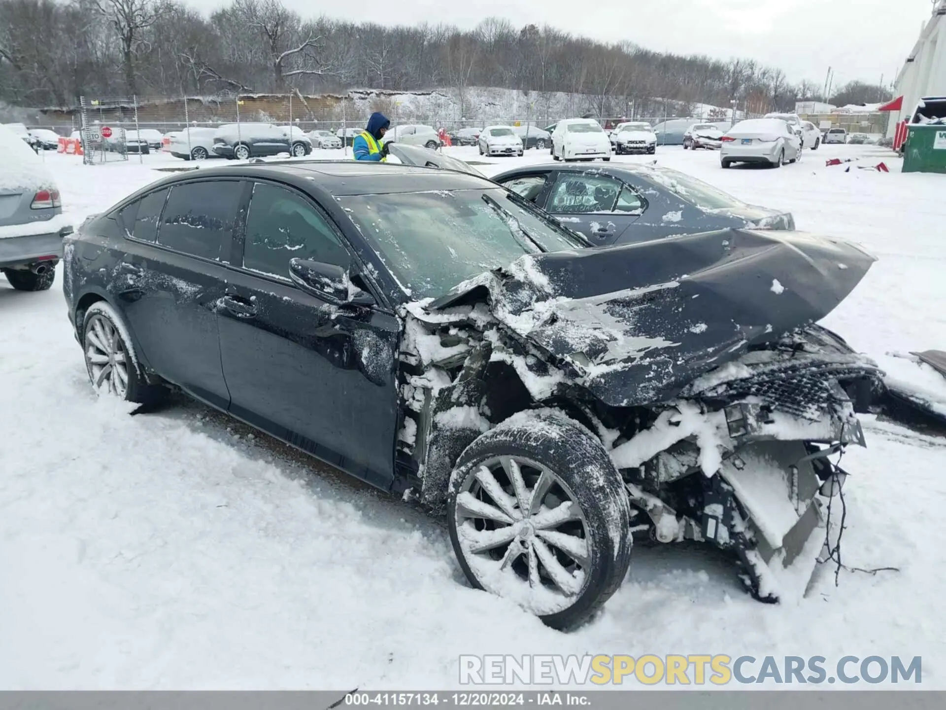 1 Photograph of a damaged car 1G6DU5RK1M0135455 CADILLAC CT5 2021