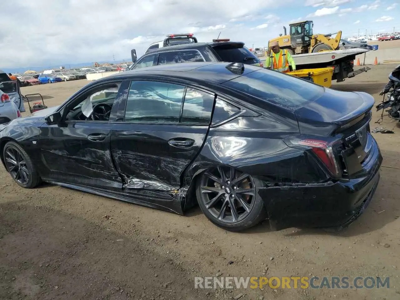 2 Photograph of a damaged car 1G6DU5RK9M0116314 CADILLAC CT5 2021
