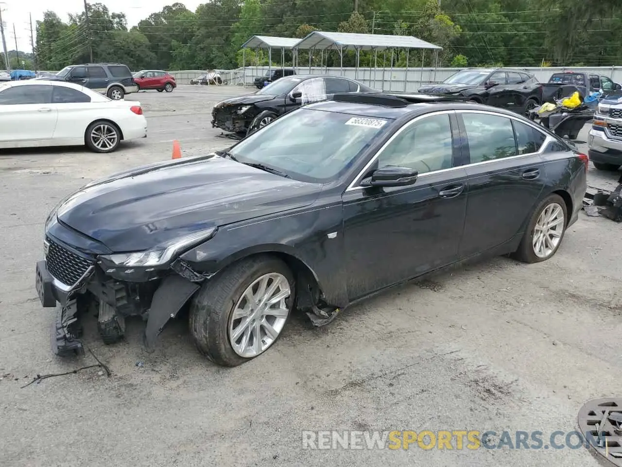 1 Photograph of a damaged car 1G6DW5RK2M0112664 CADILLAC CT5 2021