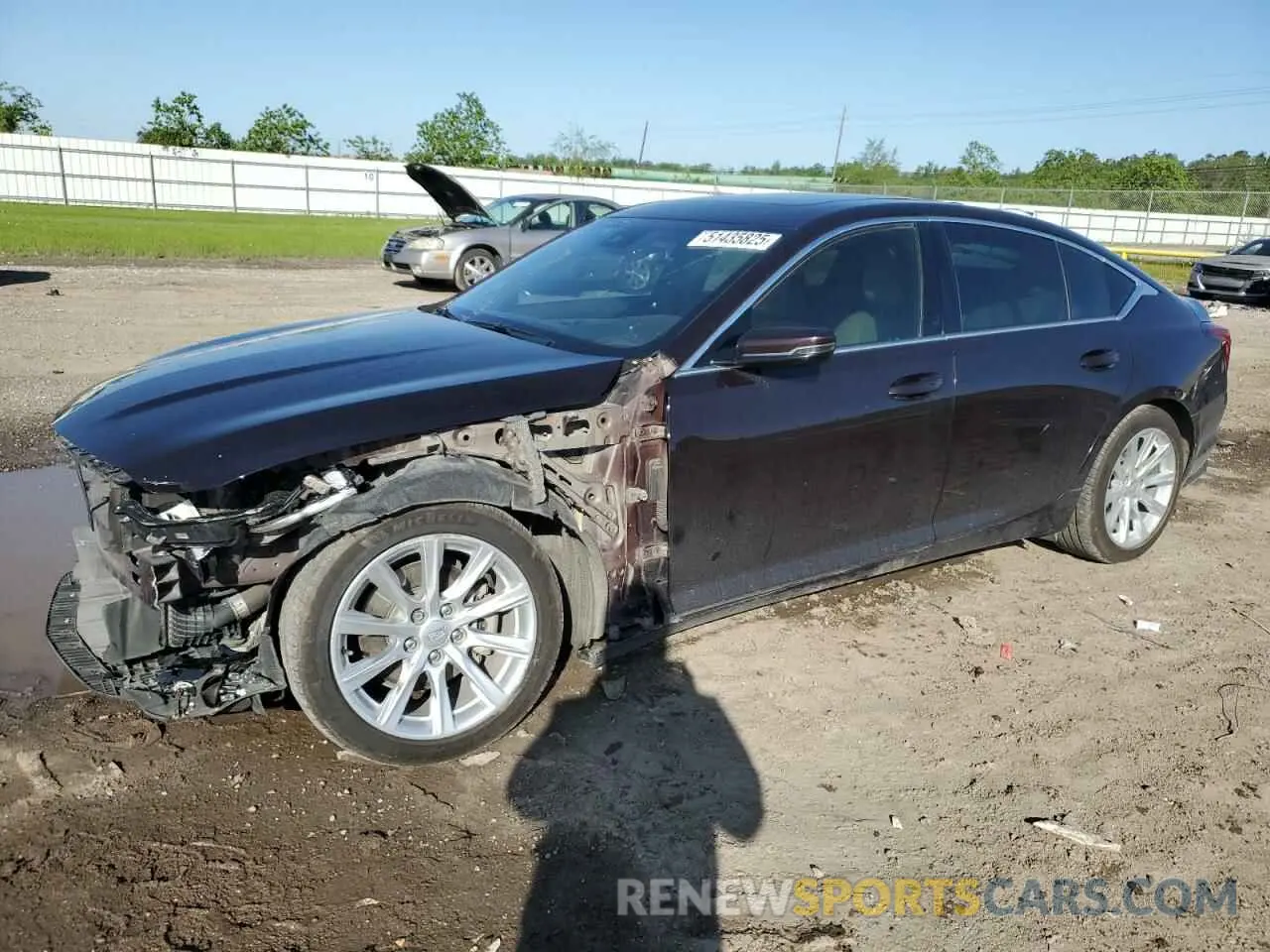 1 Photograph of a damaged car 1G6DW5RK7M0115110 CADILLAC CT5 2021