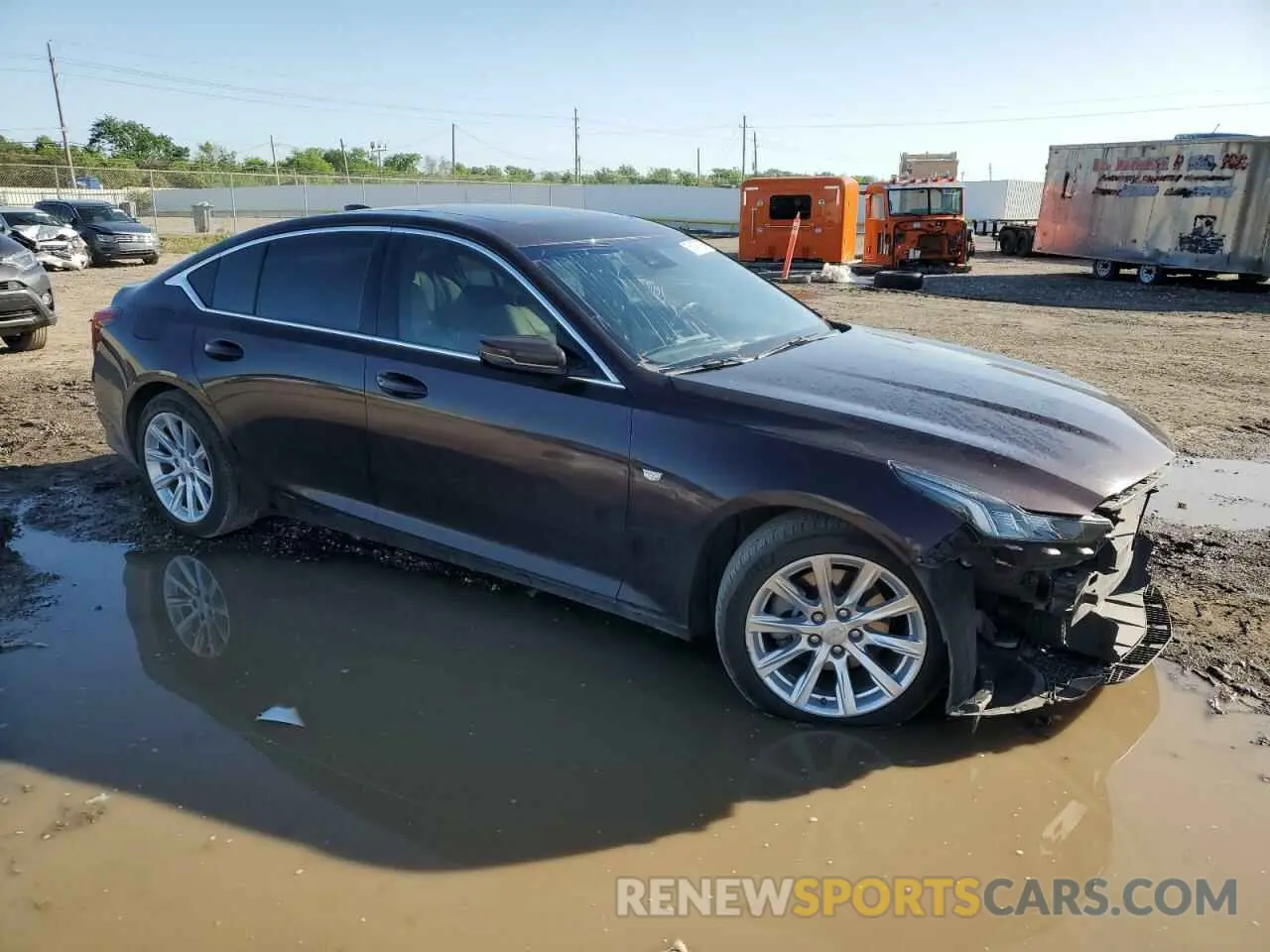 4 Photograph of a damaged car 1G6DW5RK7M0115110 CADILLAC CT5 2021
