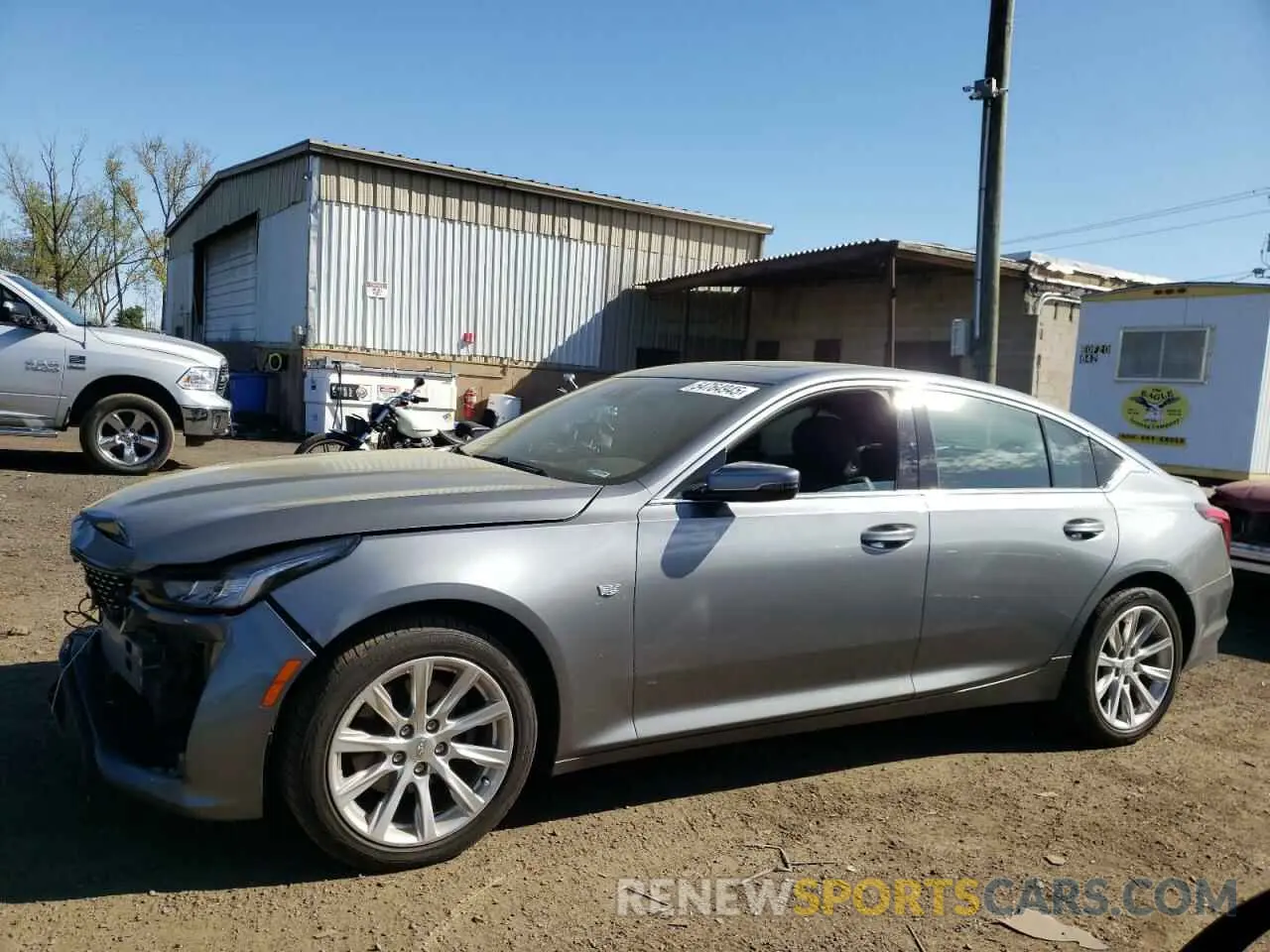 1 Photograph of a damaged car 1G6DX5RK1M0126620 CADILLAC CT5 2021