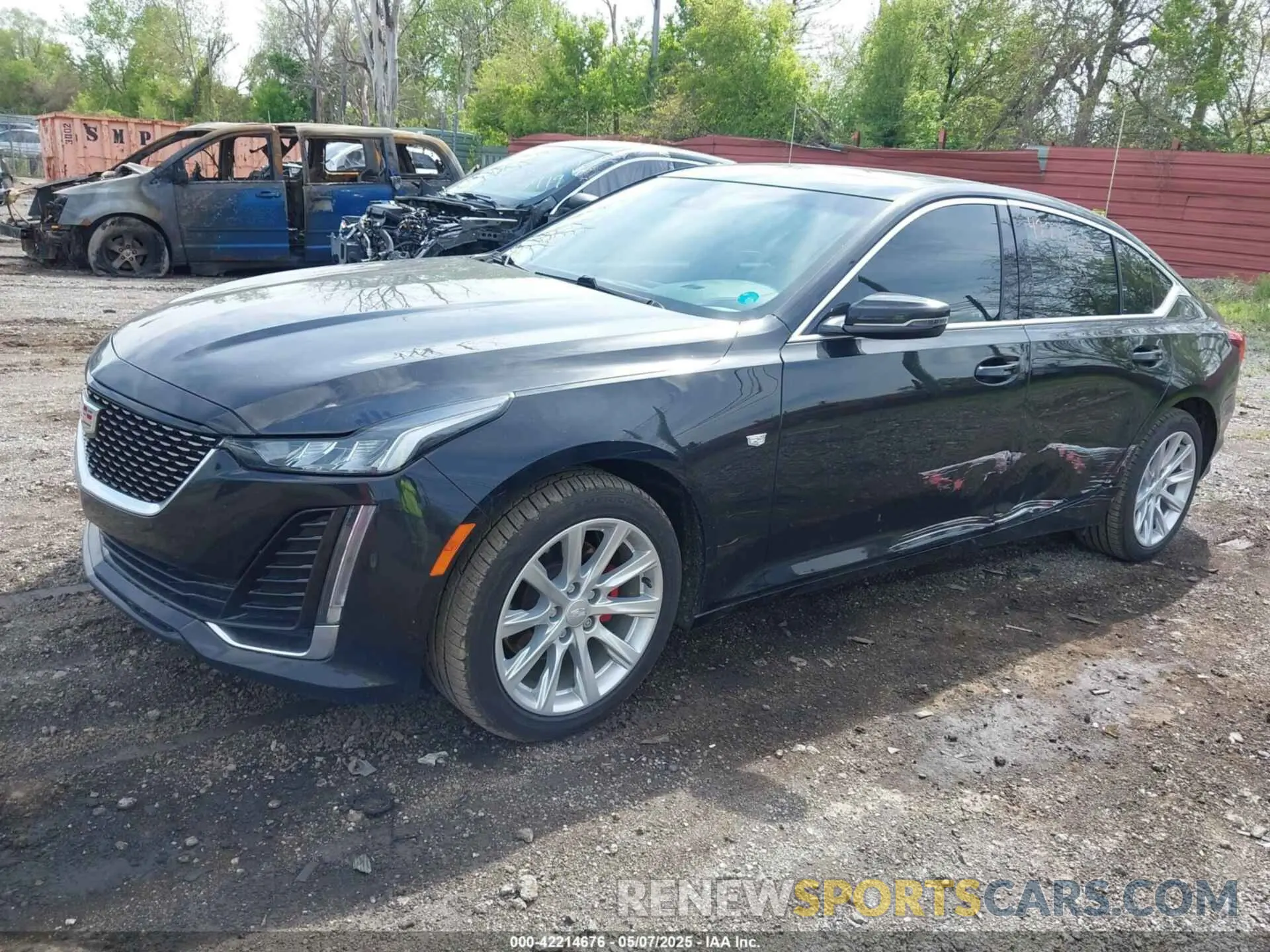 2 Photograph of a damaged car 1G6DX5RKXM0146235 CADILLAC CT5 2021