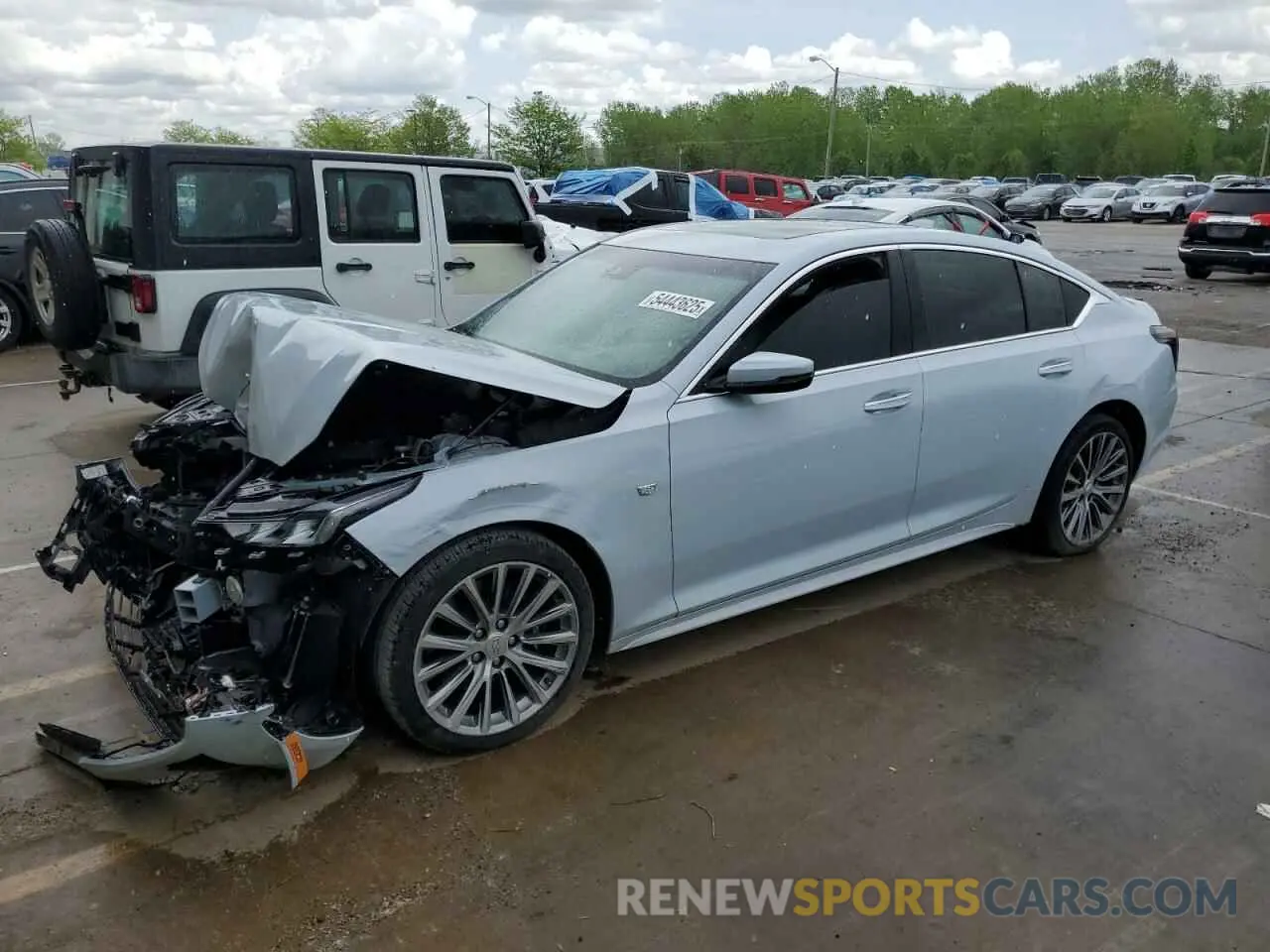 1 Photograph of a damaged car 1G6D15RW4N0120154 CADILLAC CT5 2022