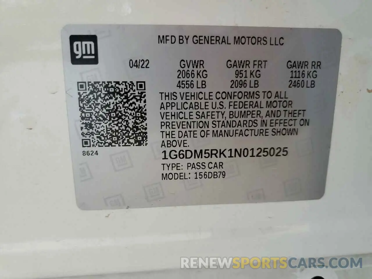 13 Photograph of a damaged car 1G6DM5RK1N0125025 CADILLAC CT5 2022