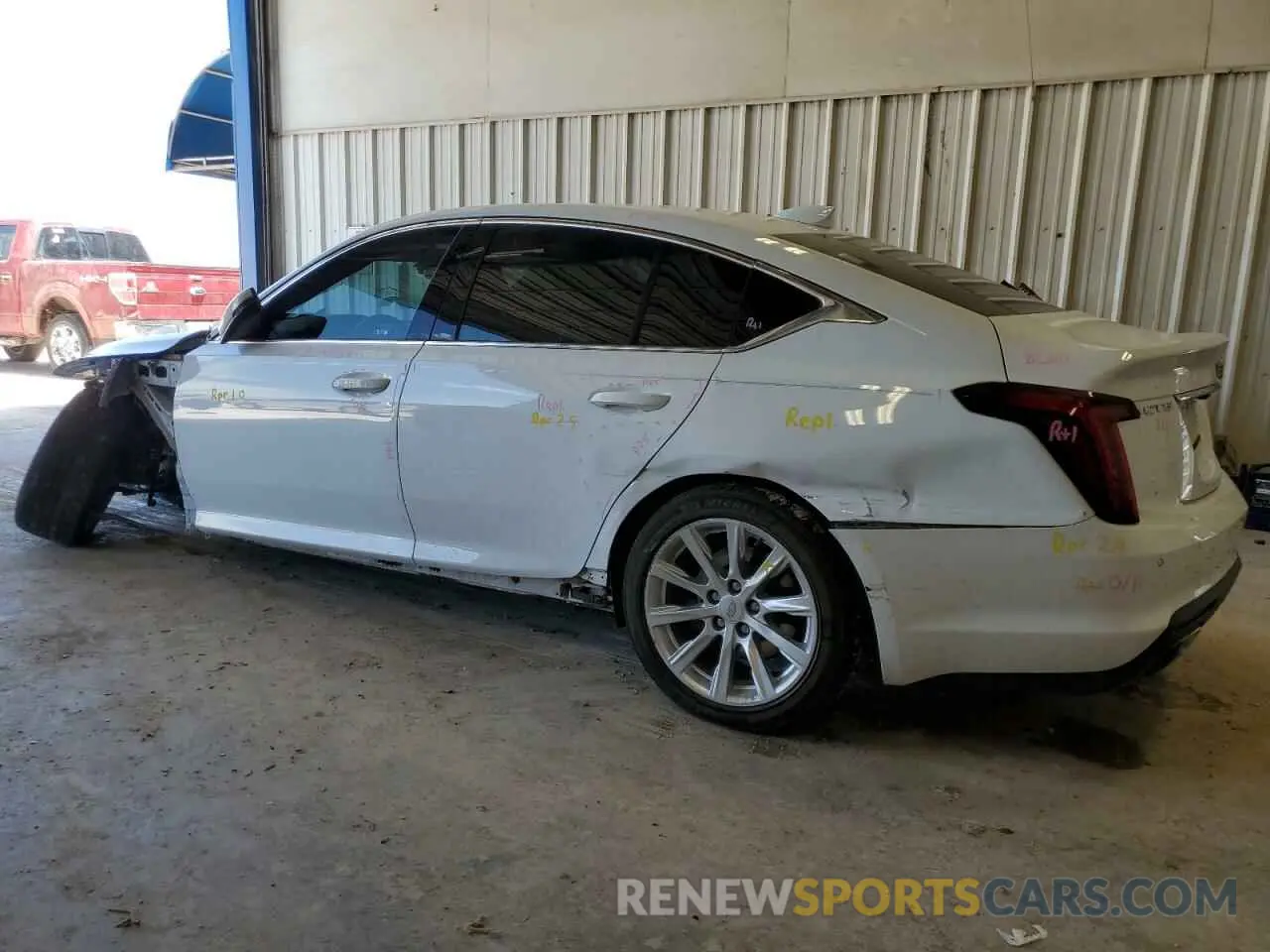 2 Photograph of a damaged car 1G6DM5RK1N0125025 CADILLAC CT5 2022