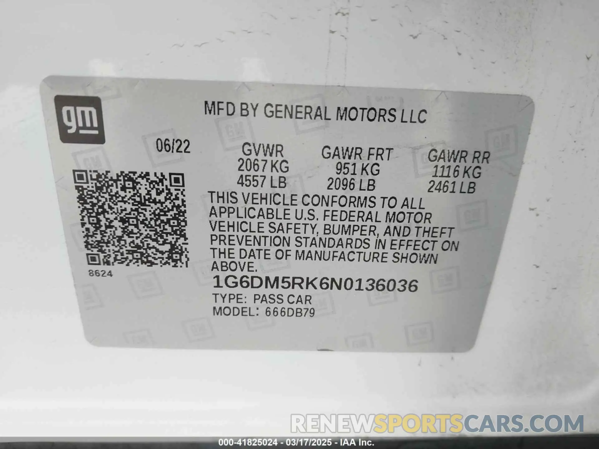 9 Photograph of a damaged car 1G6DM5RK6N0136036 CADILLAC CT5 2022