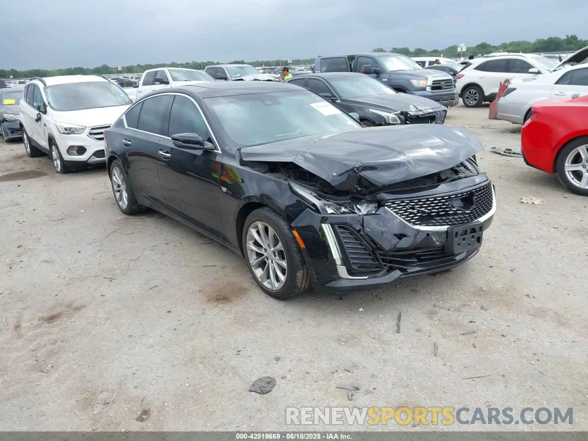 1 Photograph of a damaged car 1G6DN5RK2N0135513 CADILLAC CT5 2022