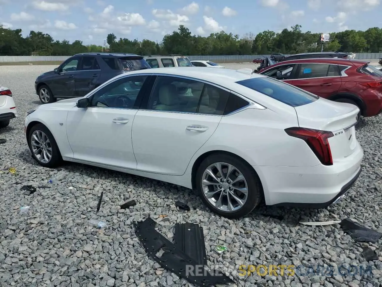 2 Photograph of a damaged car 1G6DN5RK3N0129283 CADILLAC CT5 2022