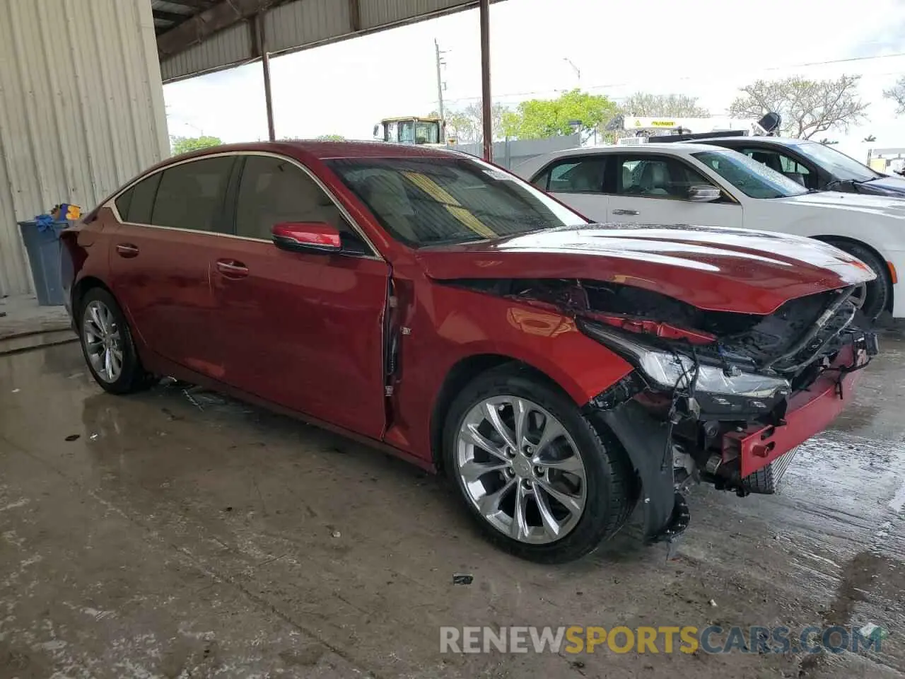 4 Photograph of a damaged car 1G6DN5RK6N0115653 CADILLAC CT5 2022