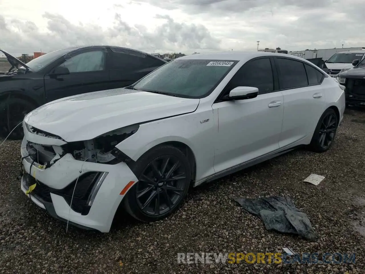 1 Photograph of a damaged car 1G6DR5RW0N0132620 CADILLAC CT5 2022