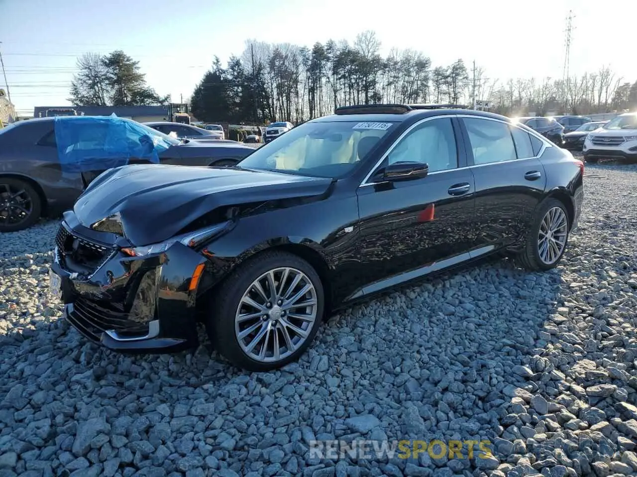 1 Photograph of a damaged car 1G6DT5RK4N0136202 CADILLAC CT5 2022