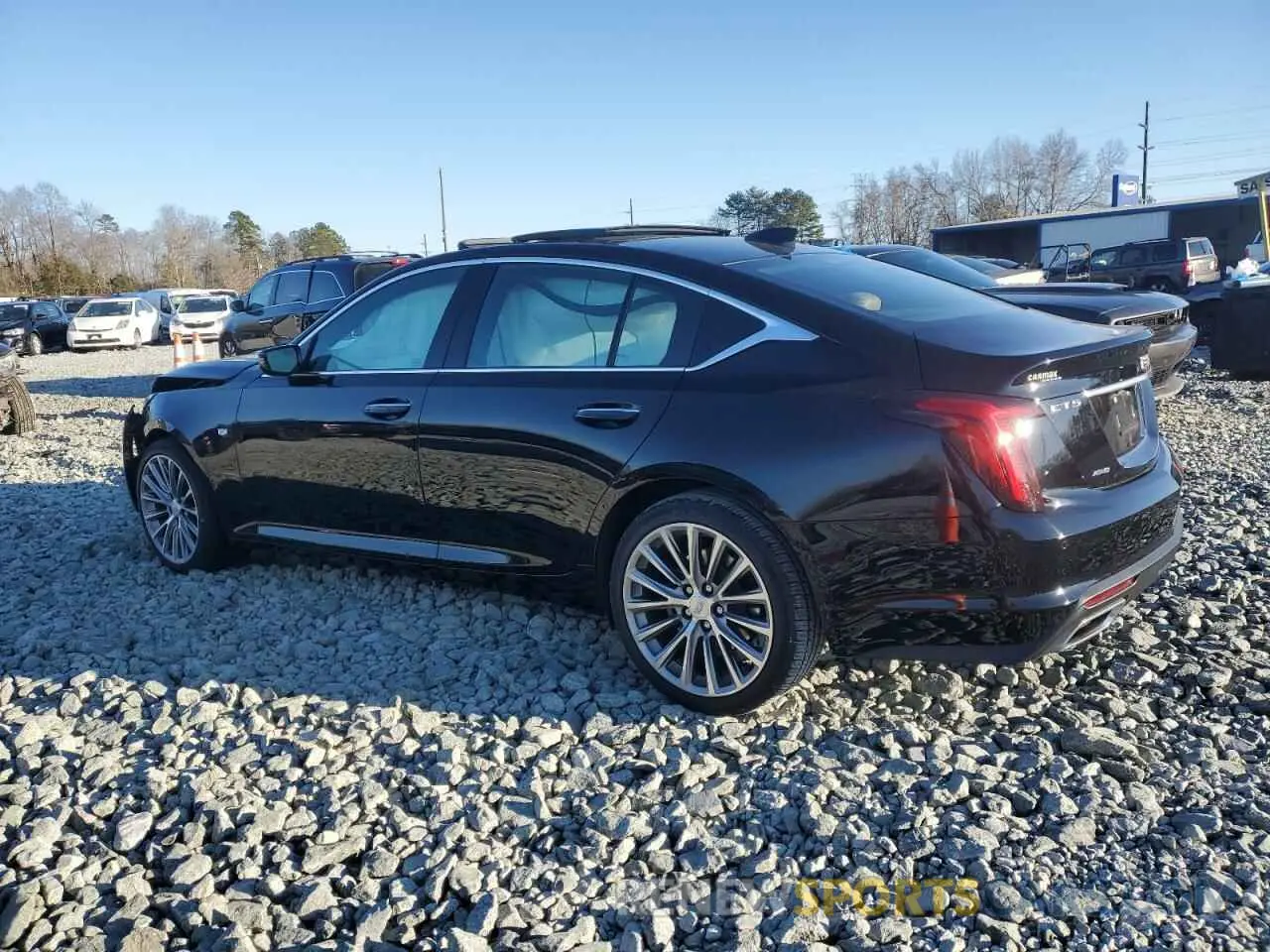 2 Photograph of a damaged car 1G6DT5RK4N0136202 CADILLAC CT5 2022