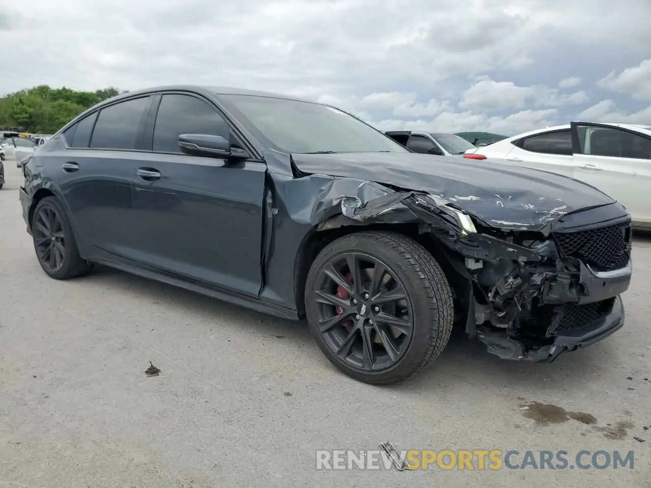 4 Photograph of a damaged car 1G6DU5RK3N0136141 CADILLAC CT5 2022
