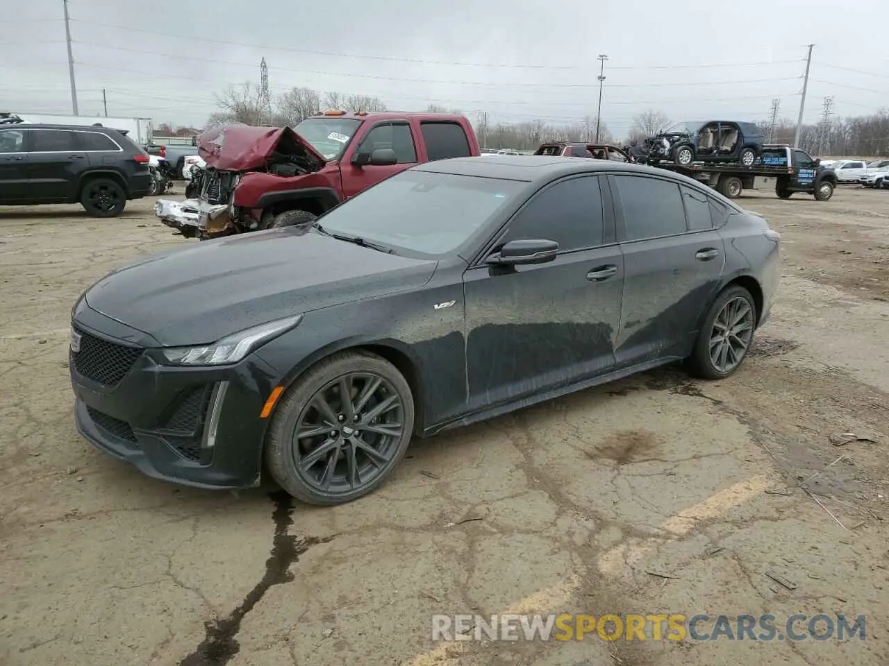 1 Photograph of a damaged car 1G6DV5RW5N0114674 CADILLAC CT5 2022