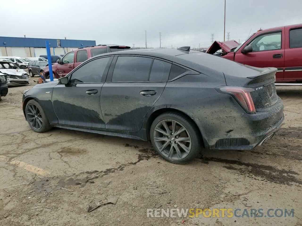 2 Photograph of a damaged car 1G6DV5RW5N0114674 CADILLAC CT5 2022