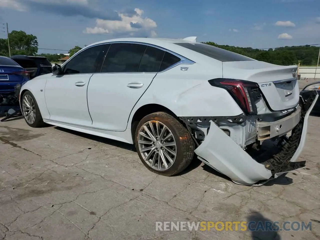 2 Photograph of a damaged car 1G6DZ5RK3N0129627 CADILLAC CT5 2022