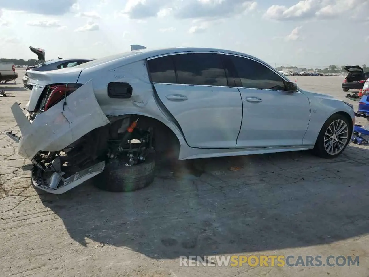 3 Photograph of a damaged car 1G6DZ5RK3N0129627 CADILLAC CT5 2022