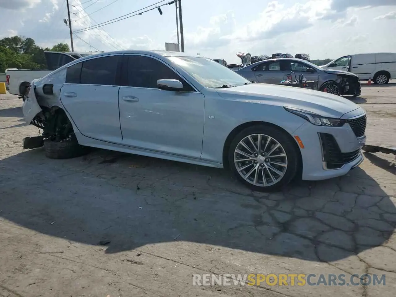 4 Photograph of a damaged car 1G6DZ5RK3N0129627 CADILLAC CT5 2022