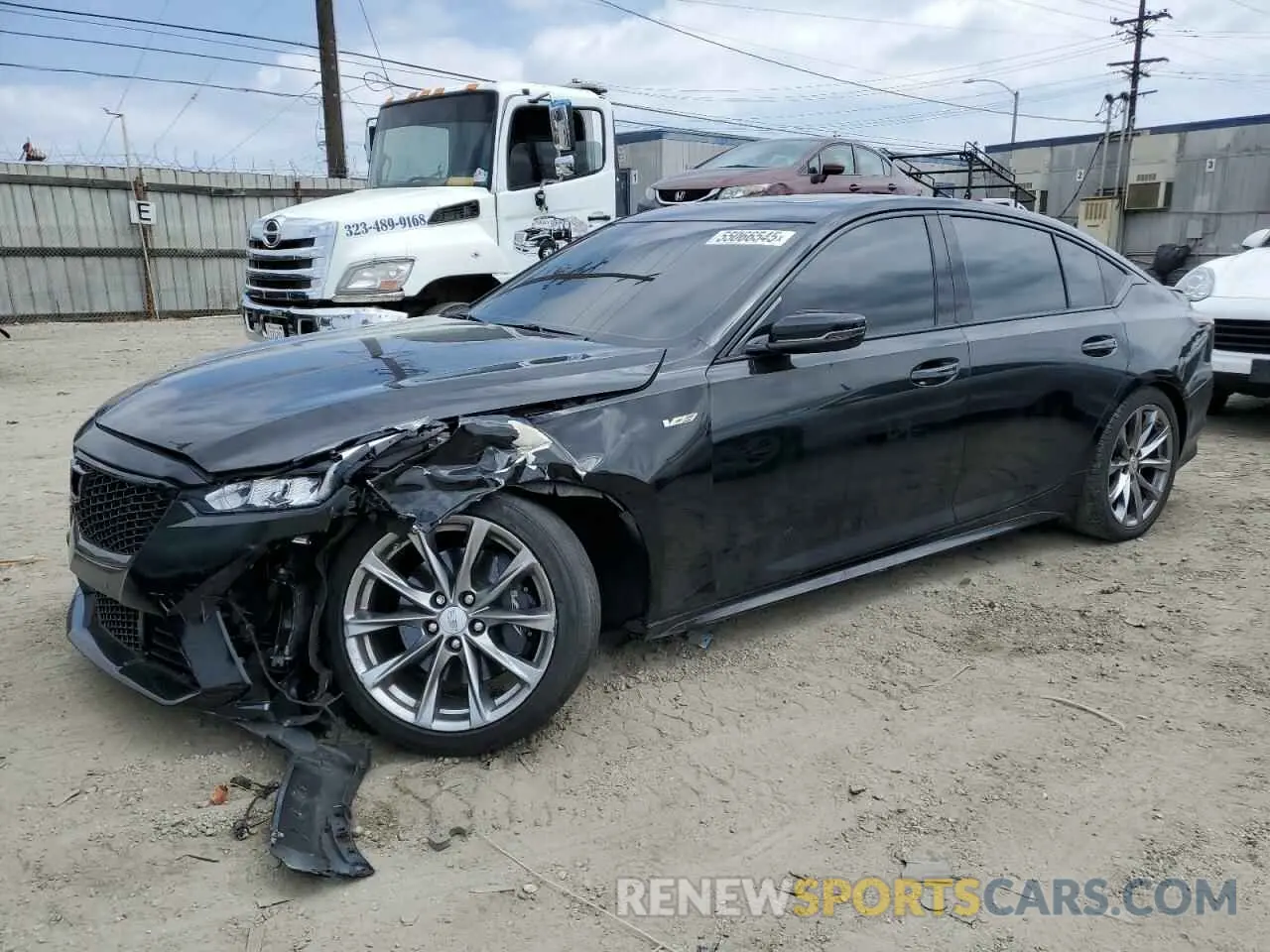 1 Photograph of a damaged car 1G6DR5RW8P0109797 CADILLAC CT5 2023