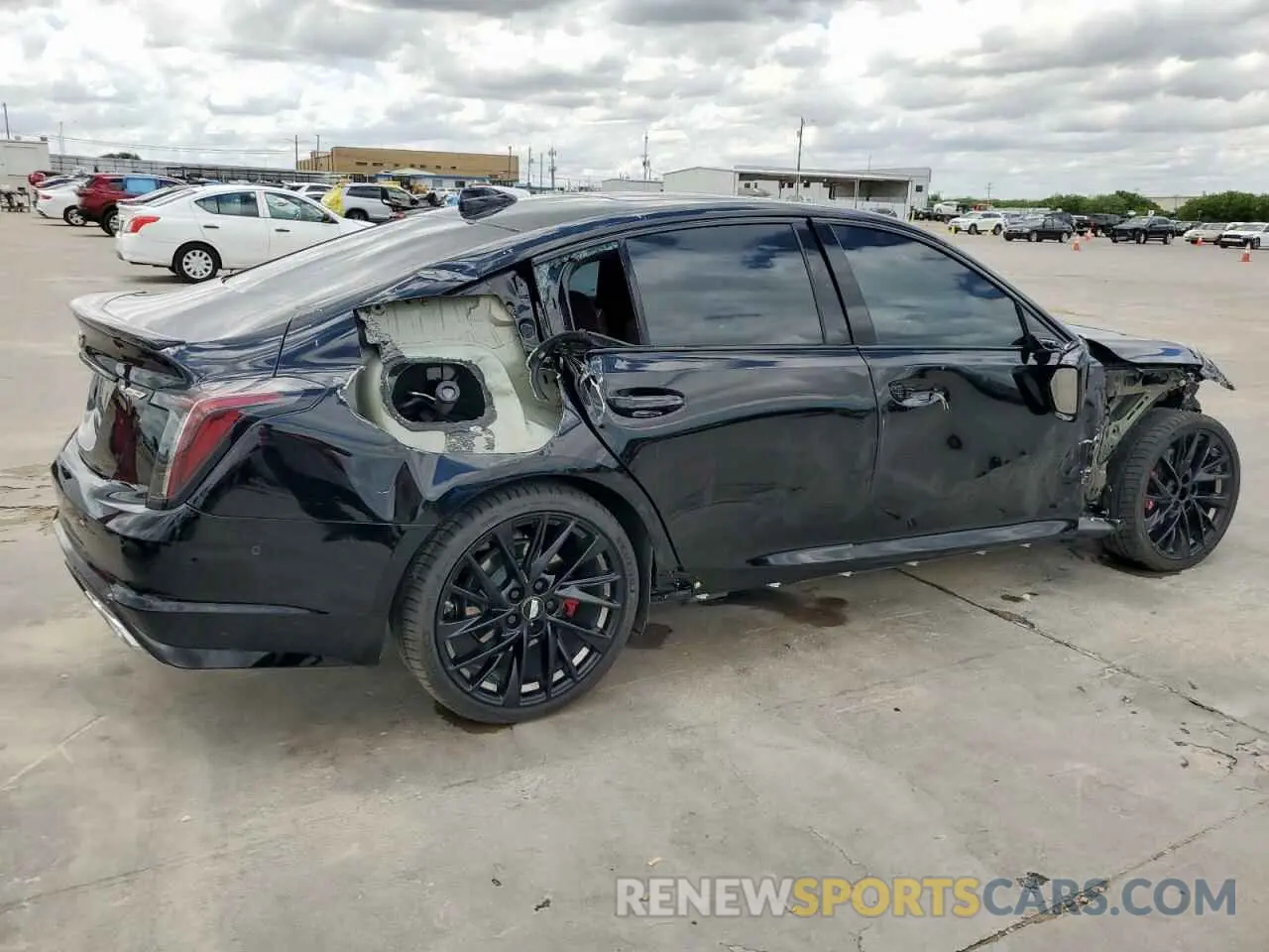 3 Photograph of a damaged car 1G6DR5RW8P0130391 CADILLAC CT5 2023