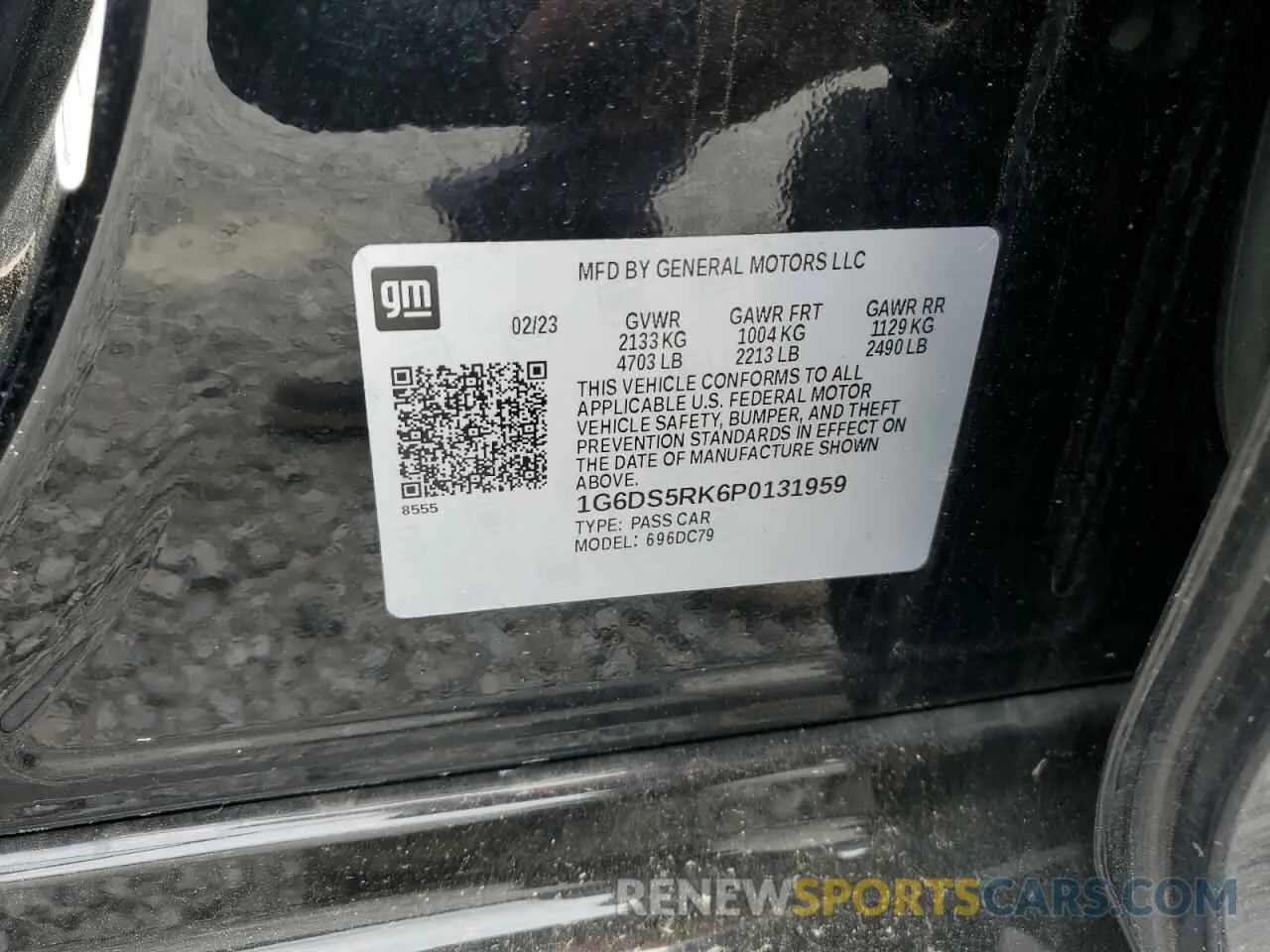 12 Photograph of a damaged car 1G6DS5RK6P0131959 CADILLAC CT5 2023