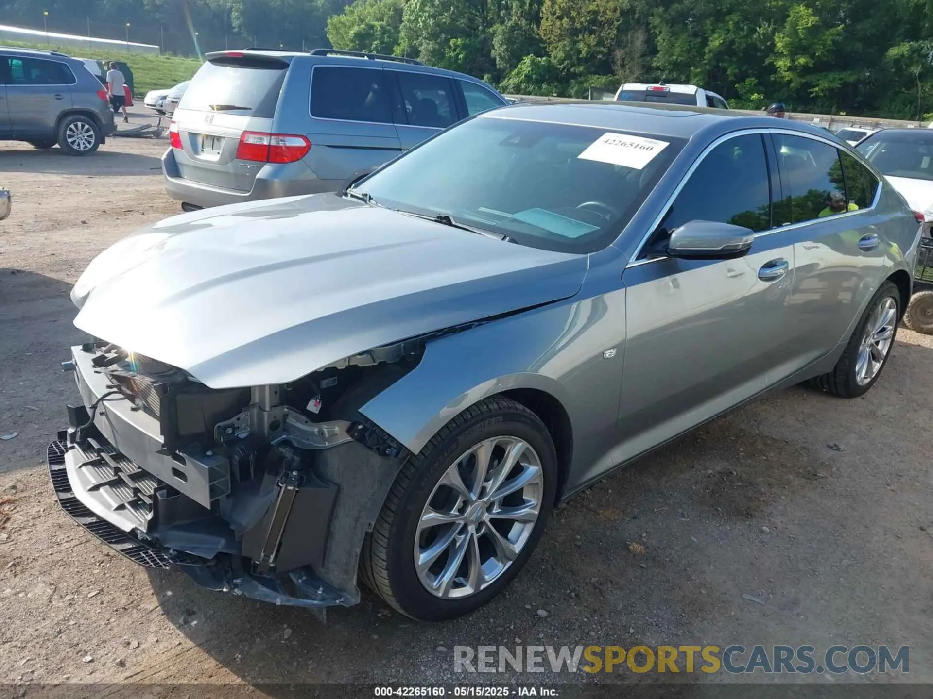 2 Photograph of a damaged car 1G6DS5RW5P0110376 CADILLAC CT5 2023