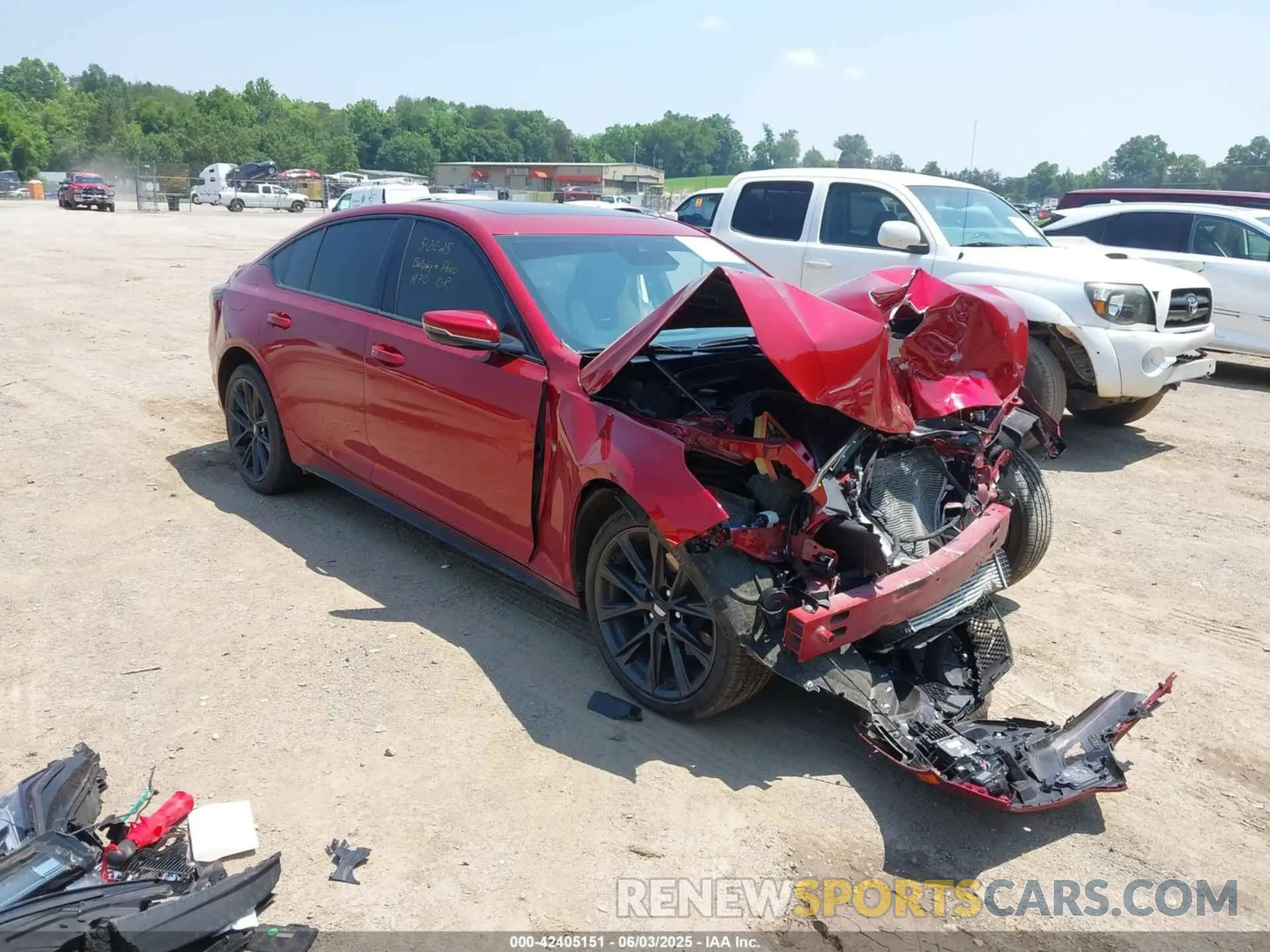 1 Photograph of a damaged car 1G6DU5RK3P0137163 CADILLAC CT5 2023