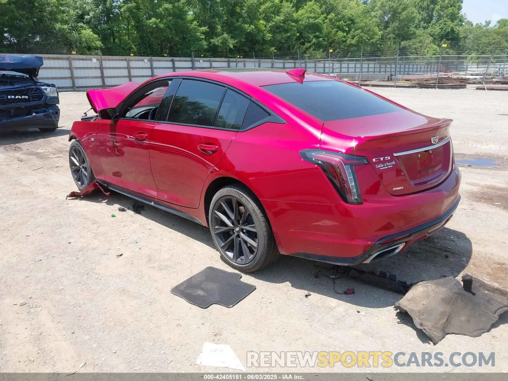 3 Photograph of a damaged car 1G6DU5RK3P0137163 CADILLAC CT5 2023