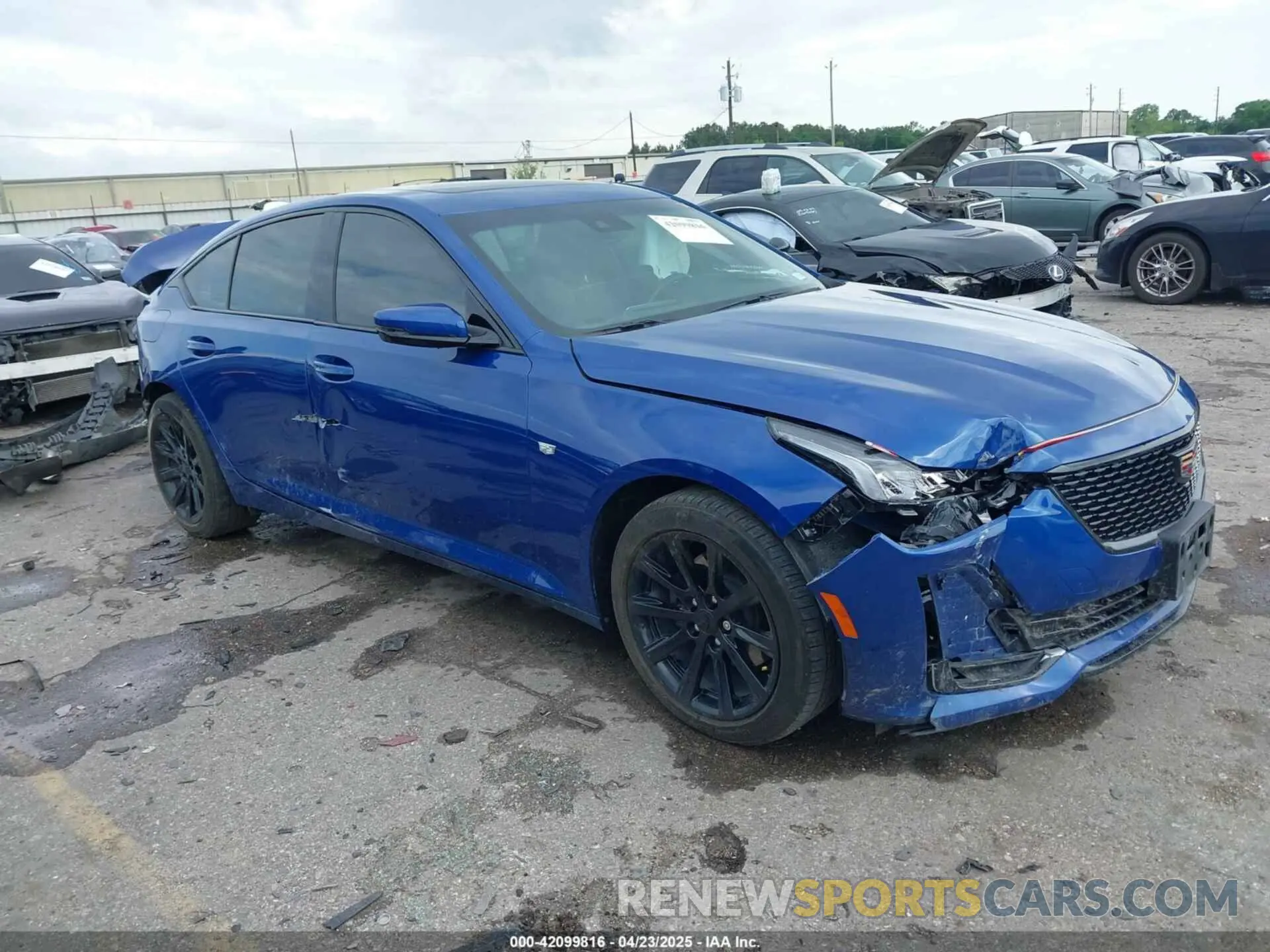 1 Photograph of a damaged car 1G6DW5RK2P0113186 CADILLAC CT5 2023