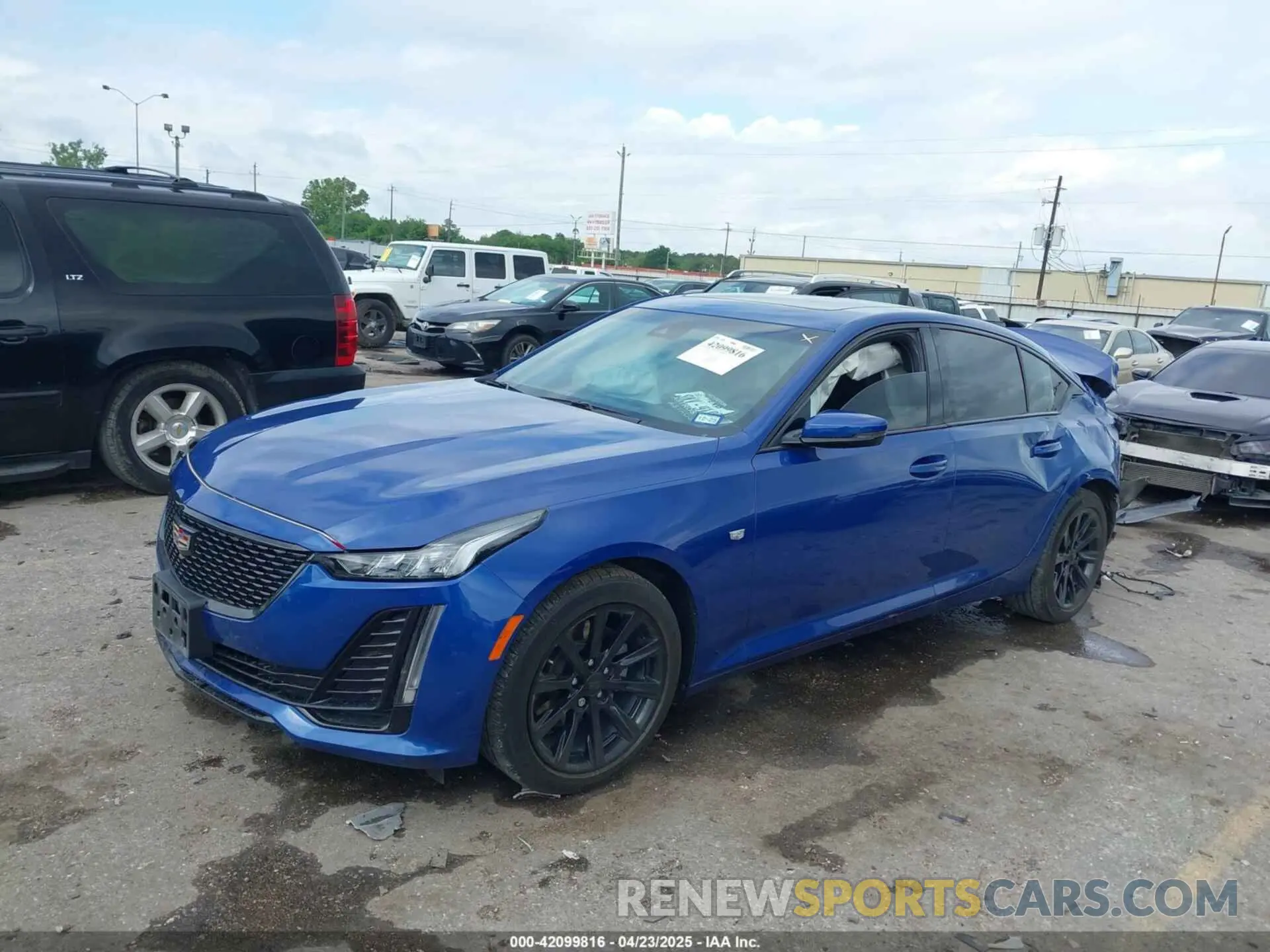 2 Photograph of a damaged car 1G6DW5RK2P0113186 CADILLAC CT5 2023