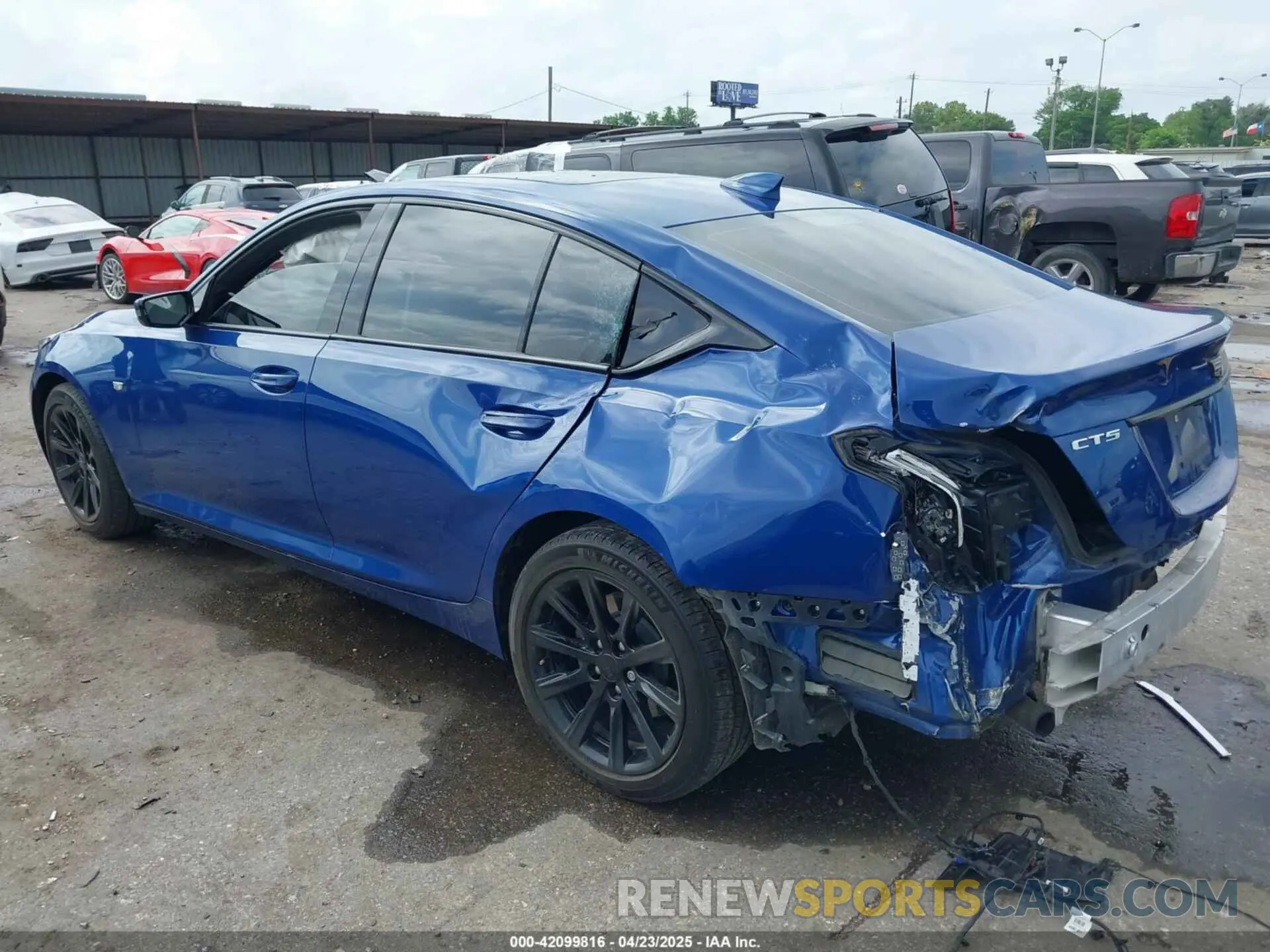 3 Photograph of a damaged car 1G6DW5RK2P0113186 CADILLAC CT5 2023