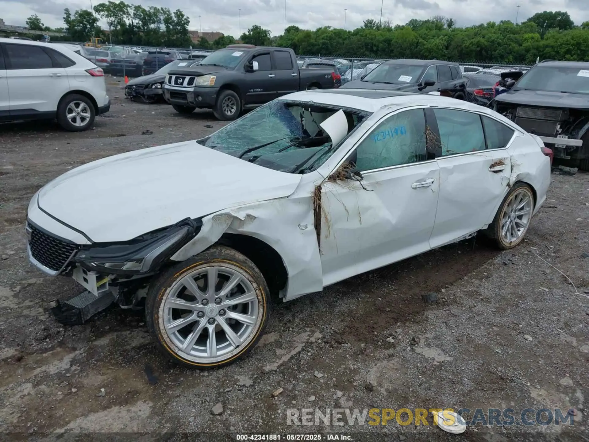 2 Photograph of a damaged car 1G6DW5RK4P0102870 CADILLAC CT5 2023