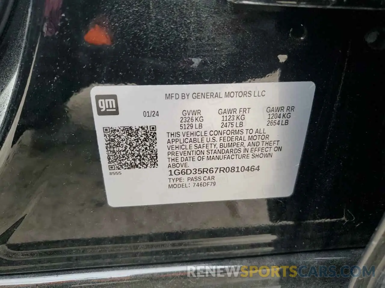 13 Photograph of a damaged car 1G6D35R67R0810464 CADILLAC CT5 2024