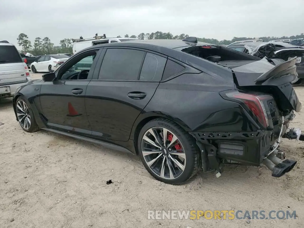 2 Photograph of a damaged car 1G6D35R67R0810464 CADILLAC CT5 2024