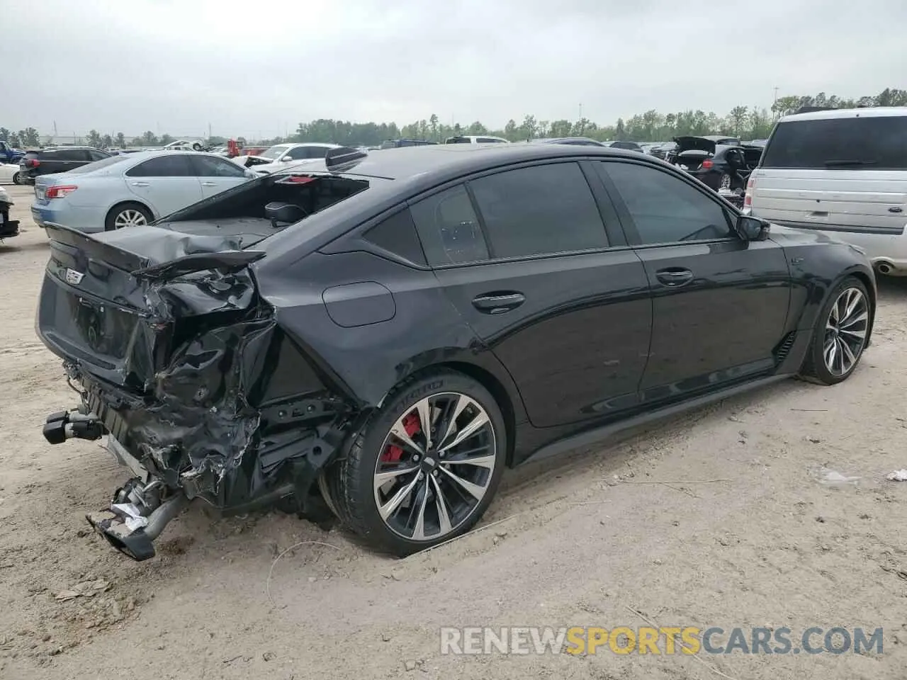 3 Photograph of a damaged car 1G6D35R67R0810464 CADILLAC CT5 2024