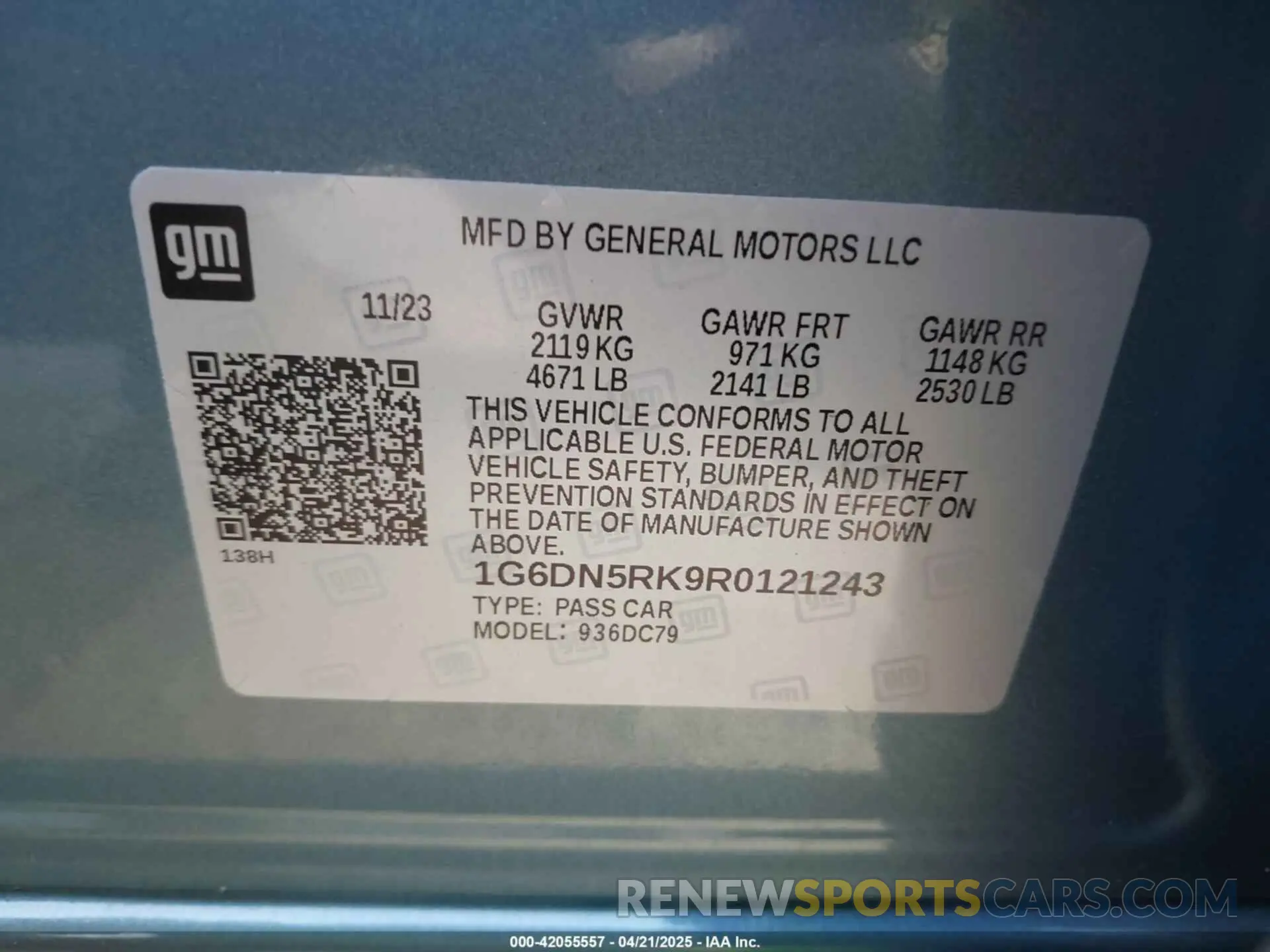 9 Photograph of a damaged car 1G6DN5RK9R0121243 CADILLAC CT5 2024