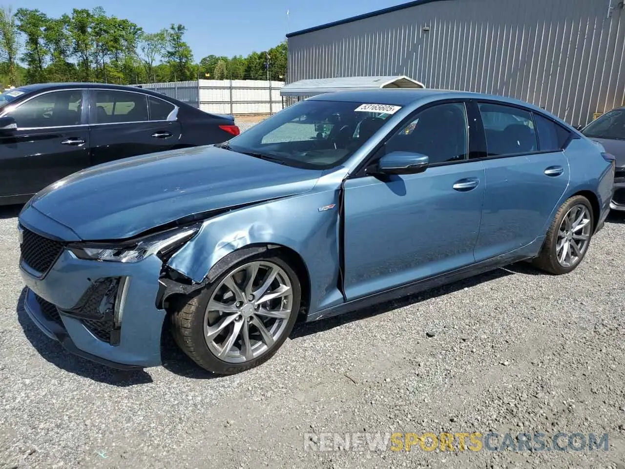 1 Photograph of a damaged car 1G6DR5RW0R0117184 CADILLAC CT5 2024