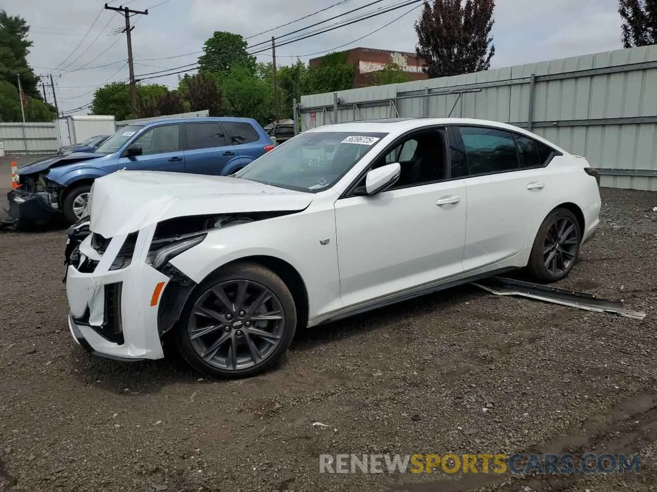 1 Photograph of a damaged car 1G6DU5RK2R0124682 CADILLAC CT5 2024