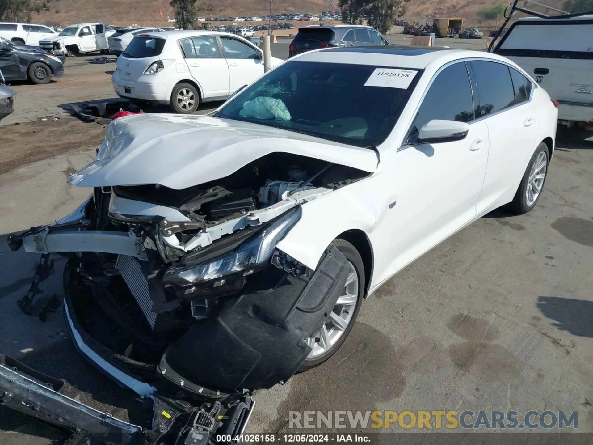 2 Photograph of a damaged car 1G6DW5RK0R0123752 CADILLAC CT5 2024