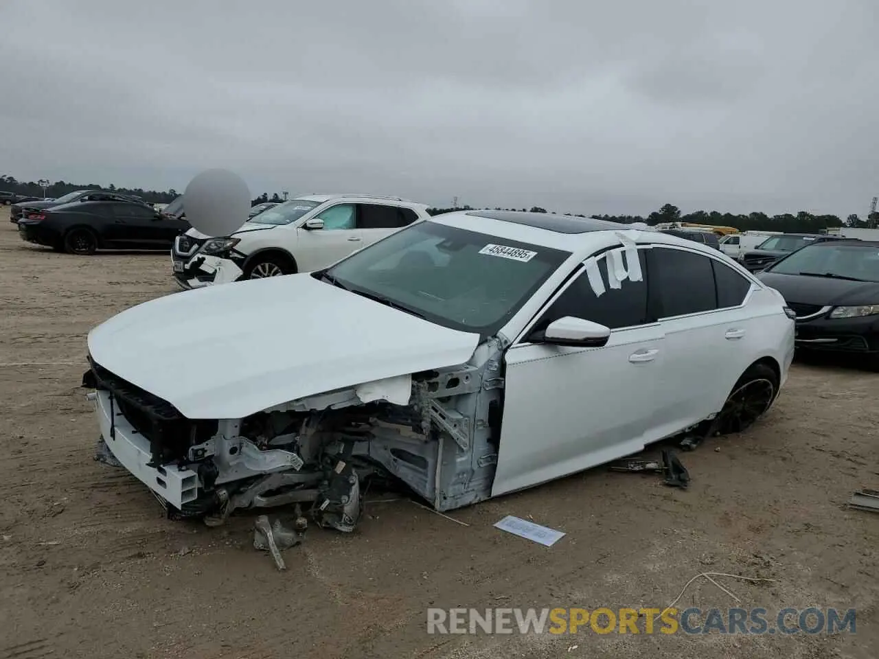 1 Photograph of a damaged car 1G6DW5RK1R0107351 CADILLAC CT5 2024