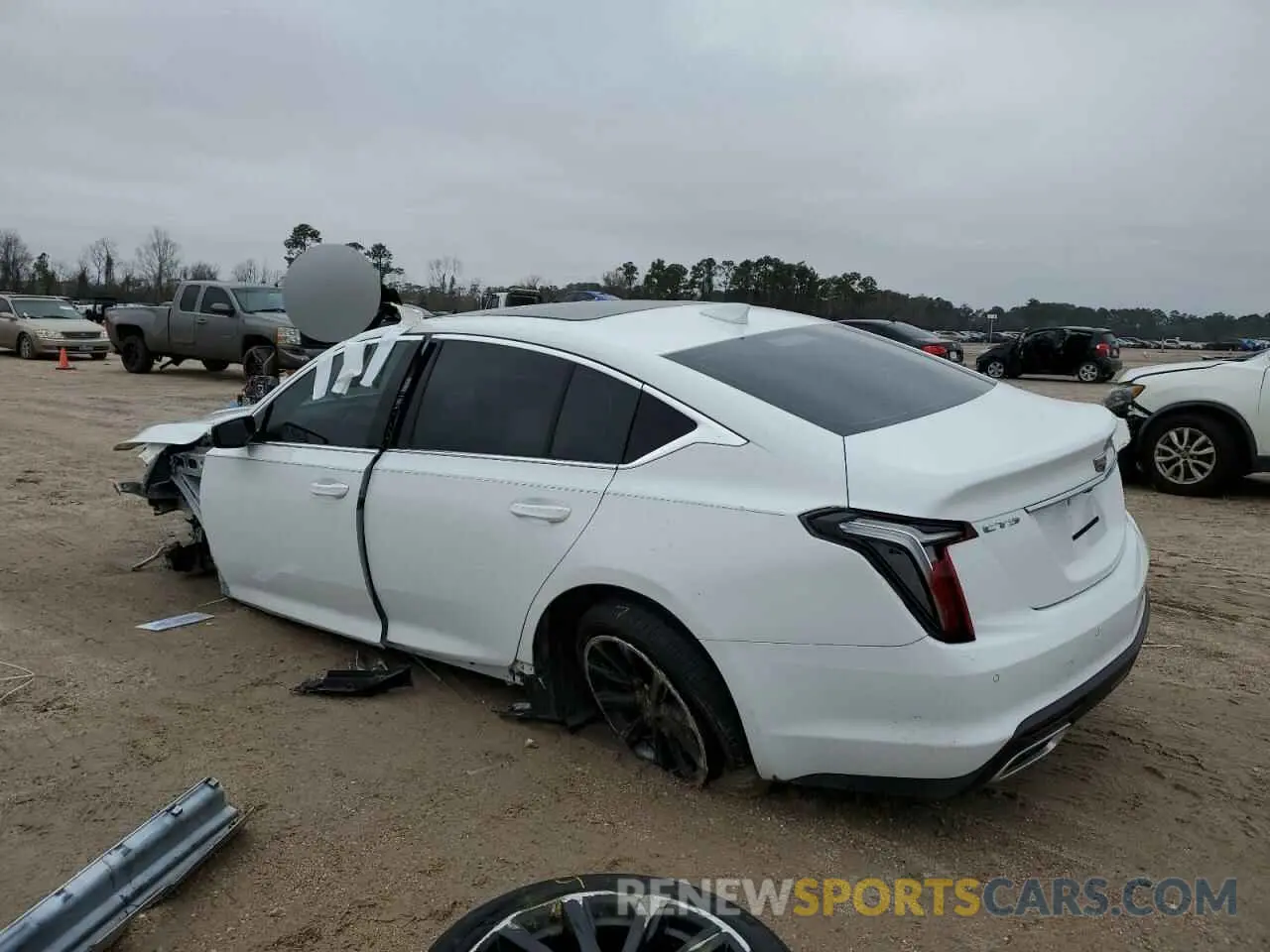 2 Photograph of a damaged car 1G6DW5RK1R0107351 CADILLAC CT5 2024