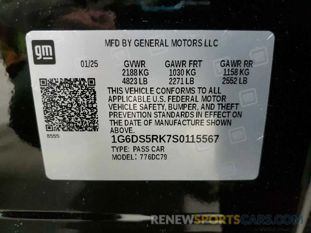 12 Photograph of a damaged car 1G6DS5RK7S0115567 CADILLAC CT5 2025